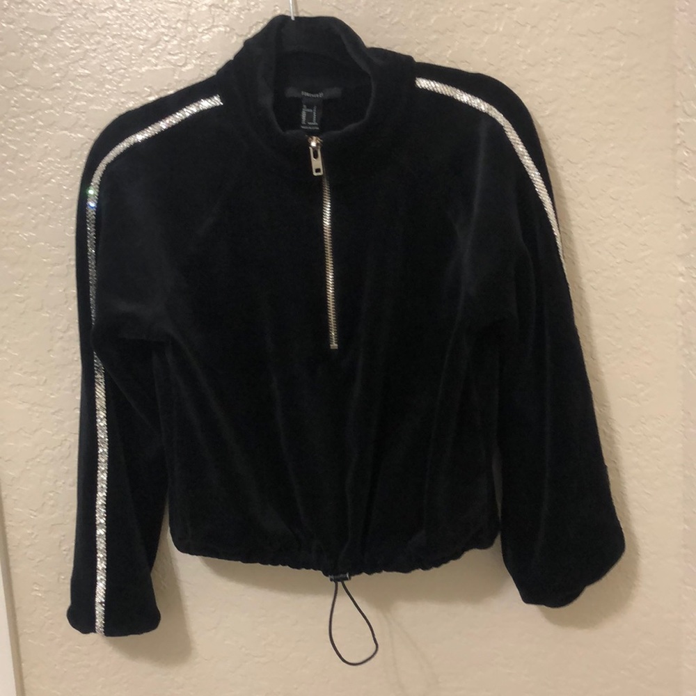 Forever 21 velvet sweatshirt